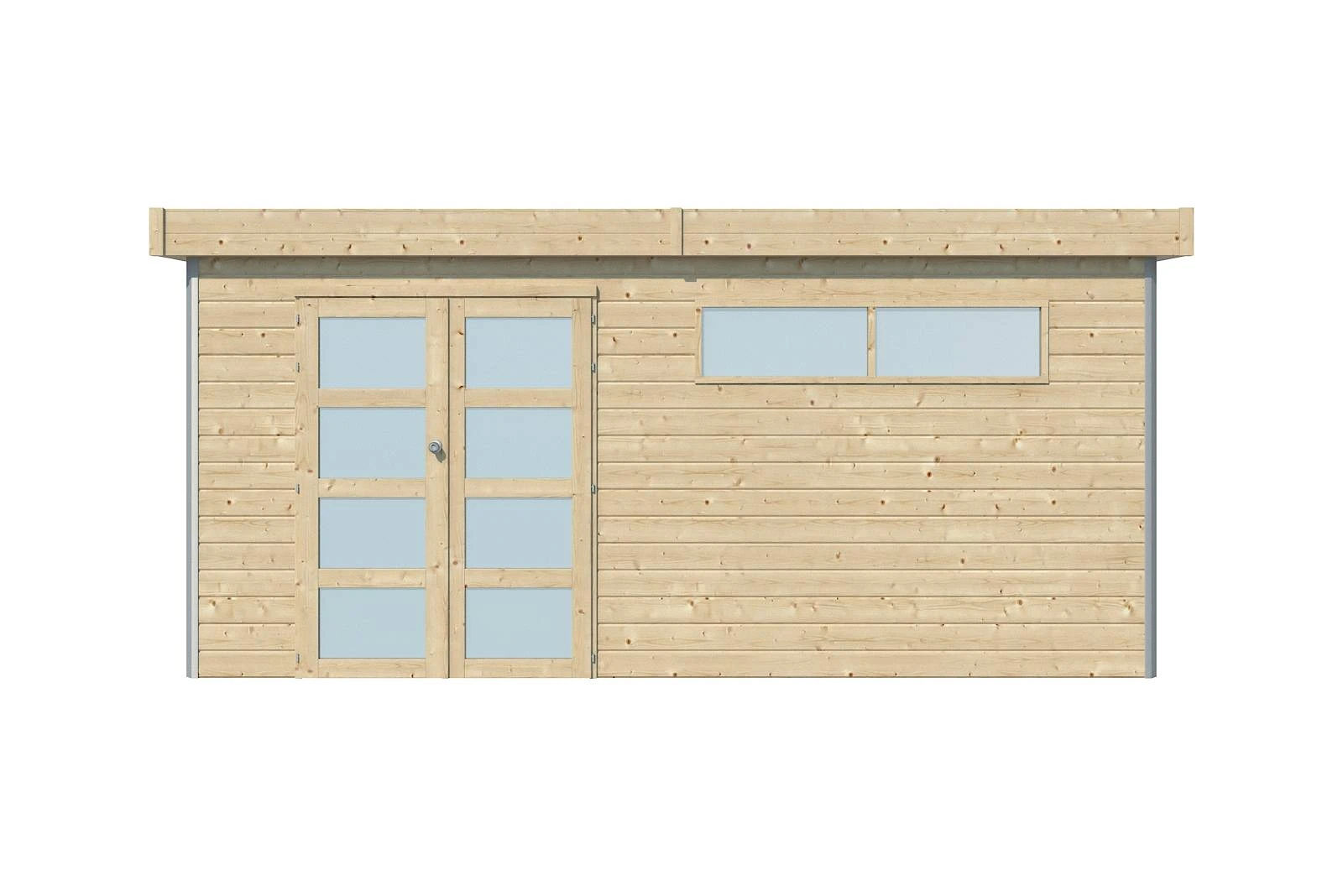 Woodlands Blokhut Kasuko Geïsoleerd 485 x 385 cm - Afbeelding 1